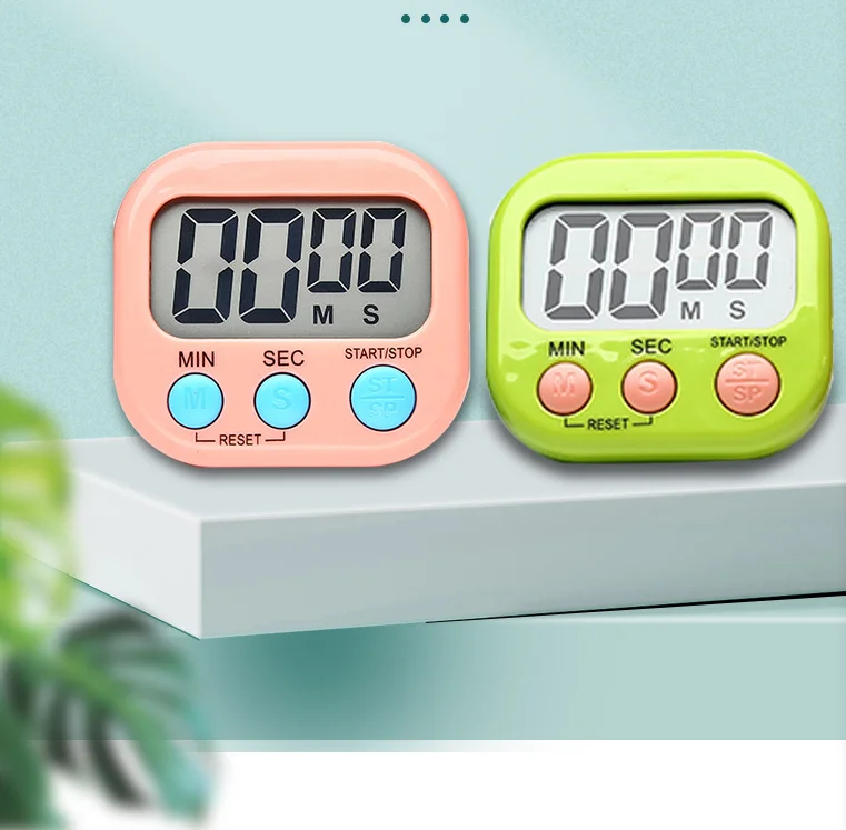 Promotional time reminder magnetic oven electronic digital kitchen cooking cute countdown alarm timer tea study timer