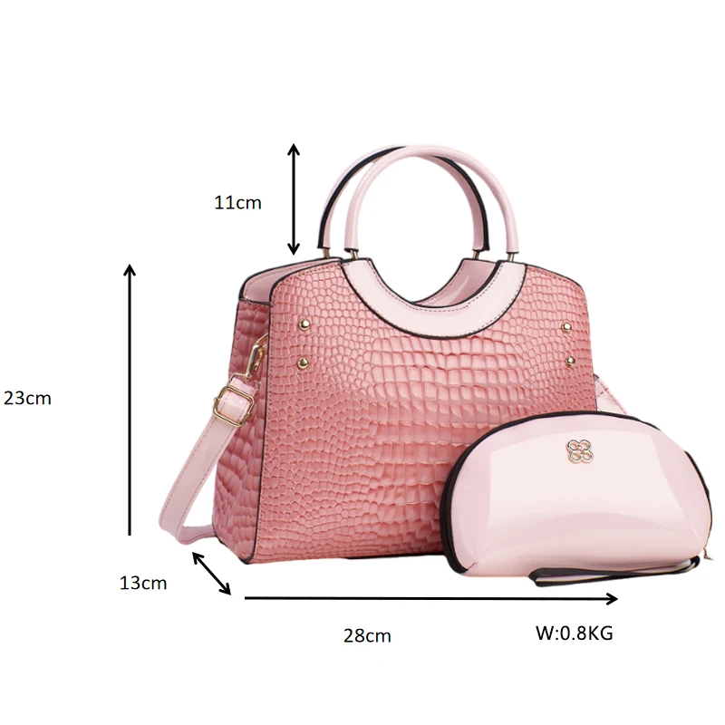 2024 Bags Women Handbags Ladies Trendy Products Pu Leather Handbag Set For Lady Tote Bag
