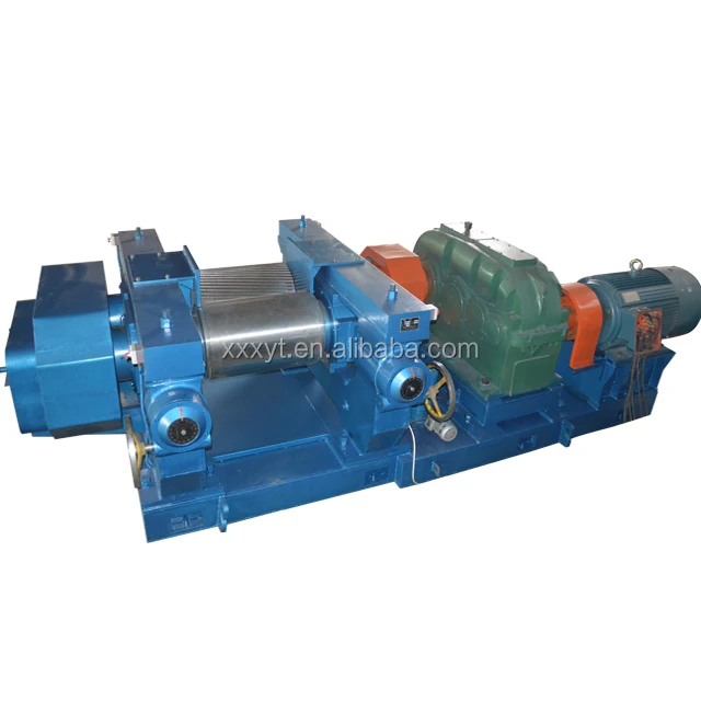 XKP-610 Waste Rubber Cracker Mill / Rubber Crushing Equipment