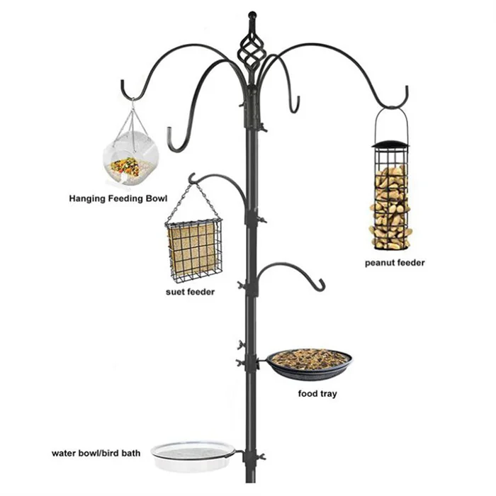 Forged Adjustable Double Deck Hook, Black