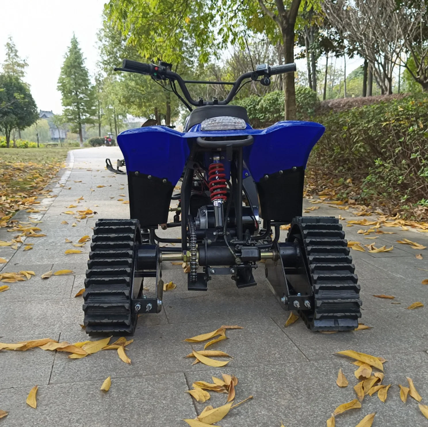 2025 Wholesale 150cc Engine Snow Scooter Double Snowmobile Sled Car Ski Resort Motorcycle Trail Style 4 Stroke Engine Touring