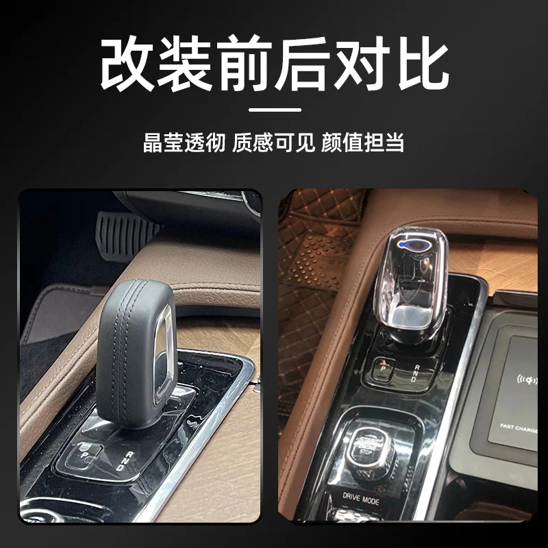 car accessories crystal gear knob for VOLVO S60 S90 XC60 XC90 V60 V90