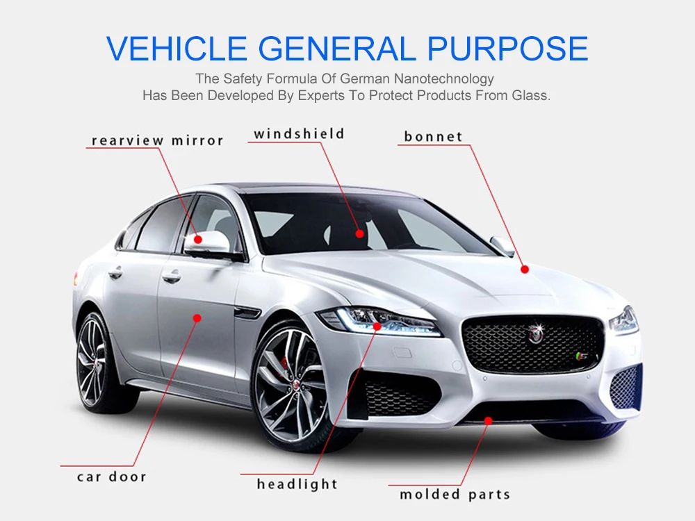 Хорошее качество, супергидрофобная защита для автомобиля, нано-жидкое керамическое покрытие, спрей 9h