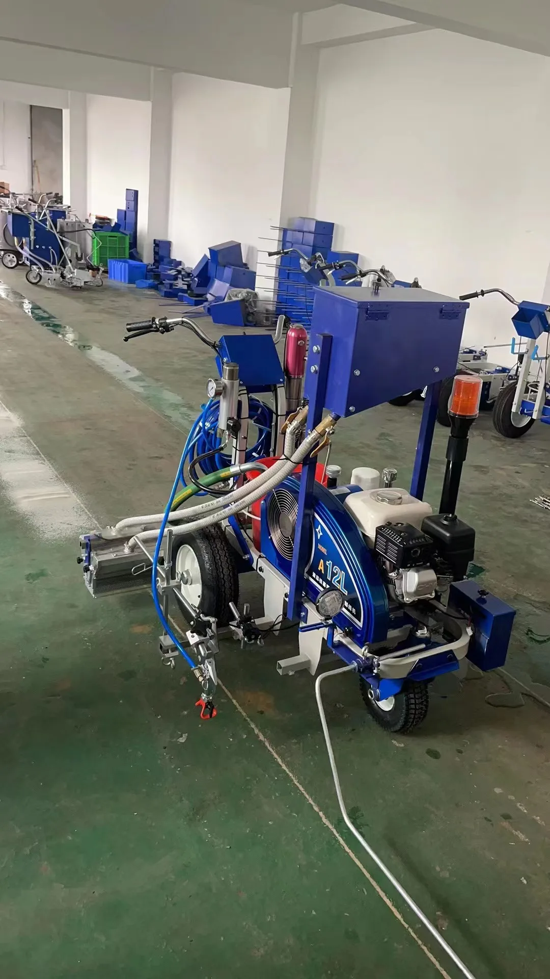 Pavement marking and maintenance contractors traffic signs printing cold spray paint road line machine