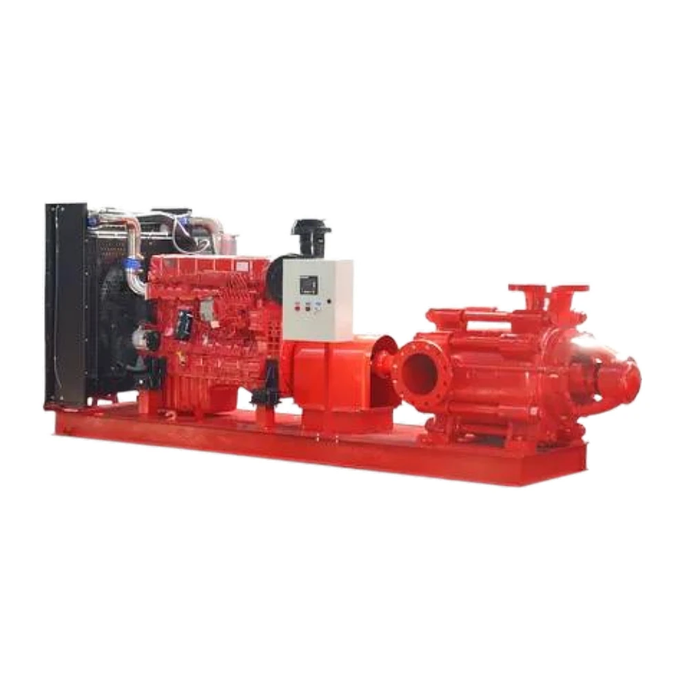 long distance water delivery multistage water pump D series high pressure diesel engine pump