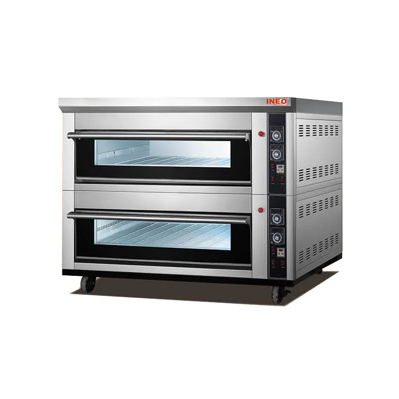 4 Decks 12 Trays Industrial Luxury Bakery Equipment Electric Commercial Bread Ovens