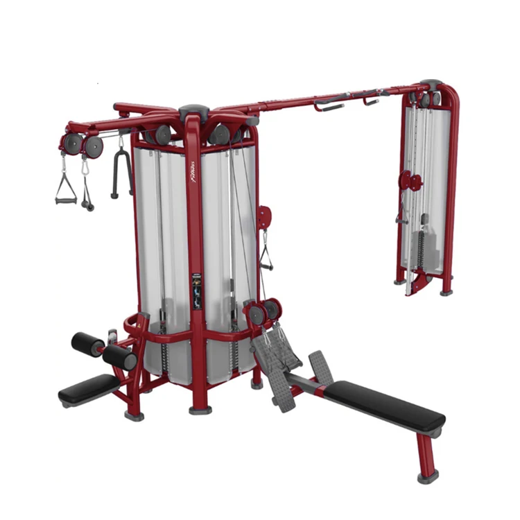 Высокое качество коммерческий тренажерный зал Многофункциональный 5 станций мульти джунгли силовое оборудование для фитнеса купить онлайн