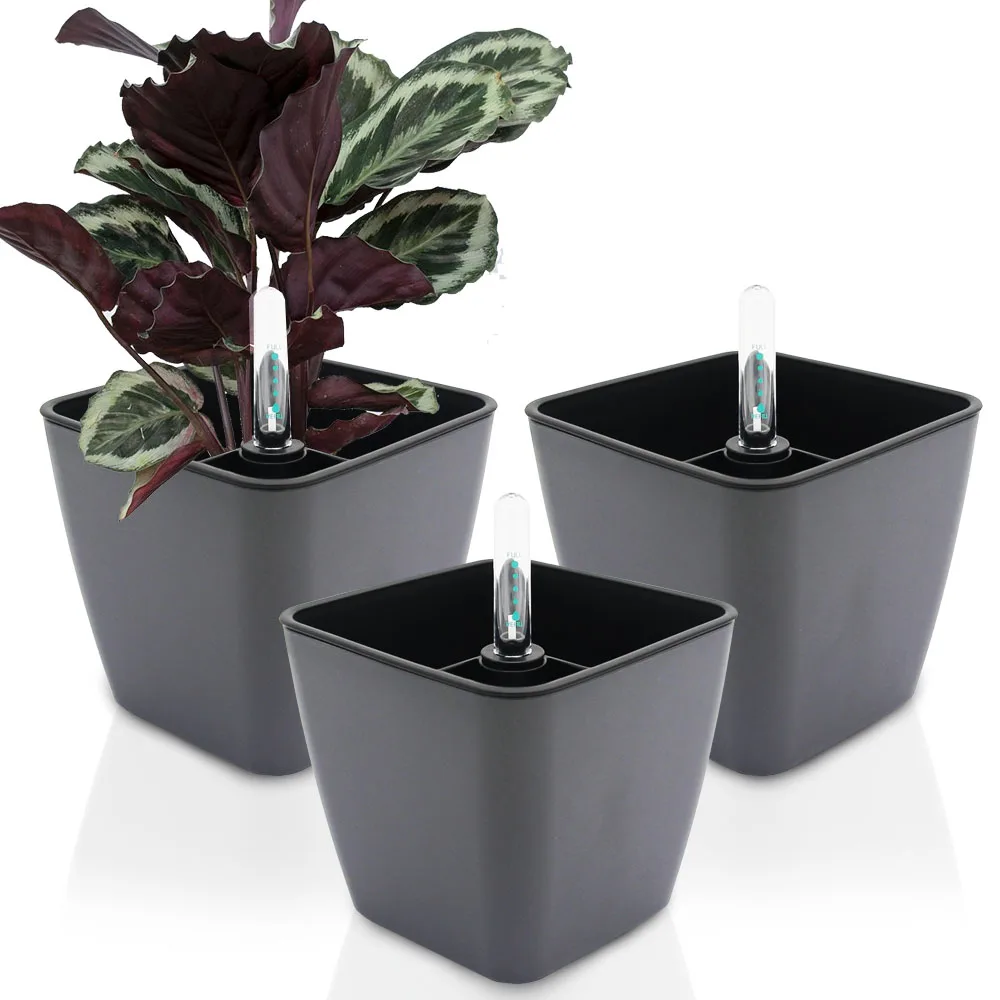 2021 Hot Selling Planter GreenSun Self Watering Planter,Plant Pot,Cheap Plastic Flower Pot For Home and Garden
