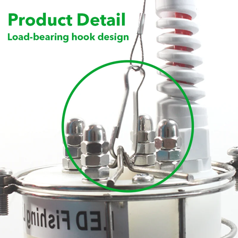 Commercial fishing lights New Deep Drop Green Underwater LED Fishing Lamp fish Lure lights