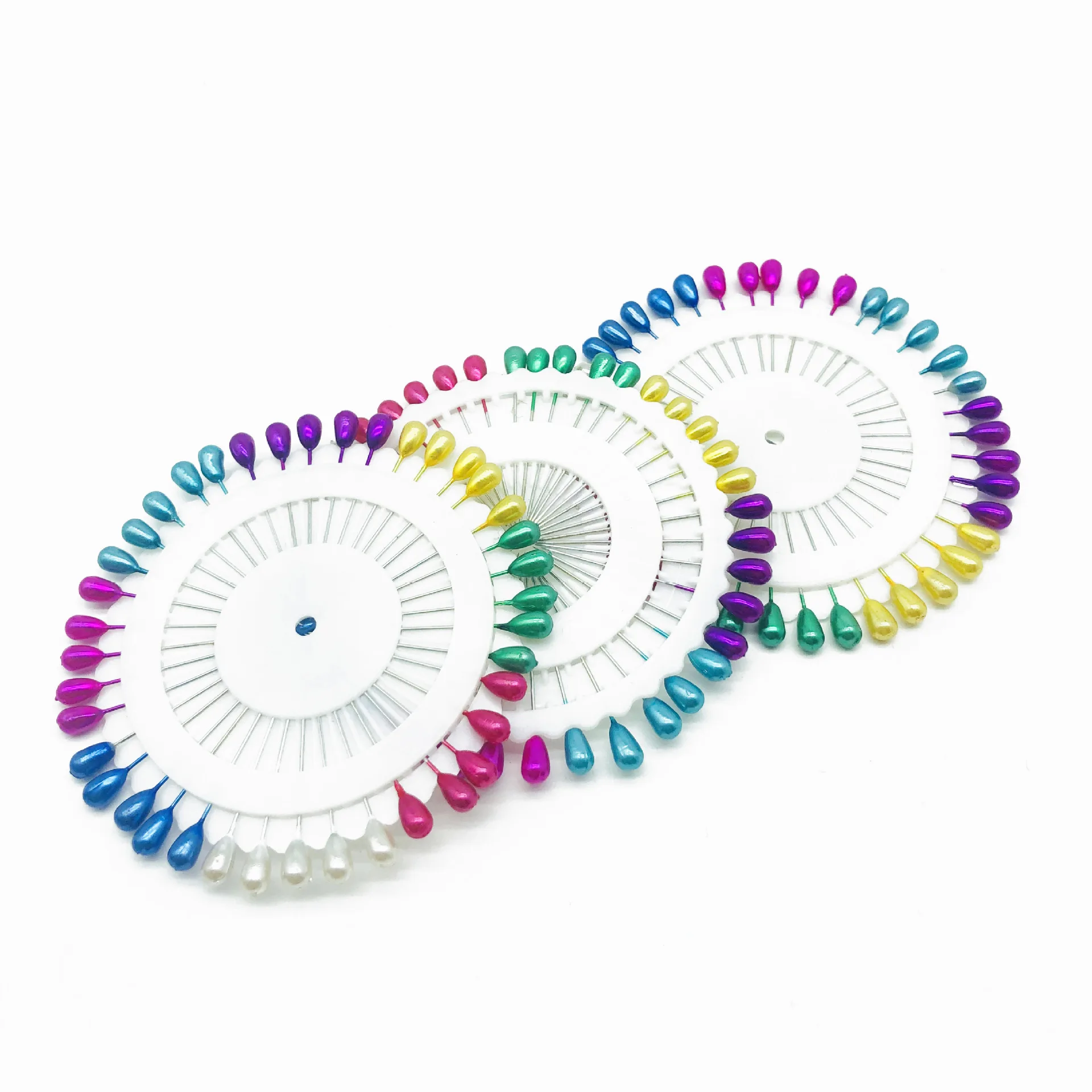 Sewing Pins 480pcs Round Pearl Head Dressmaking Corsage Pins Pearl Pins For Wedding Sewing Decoration