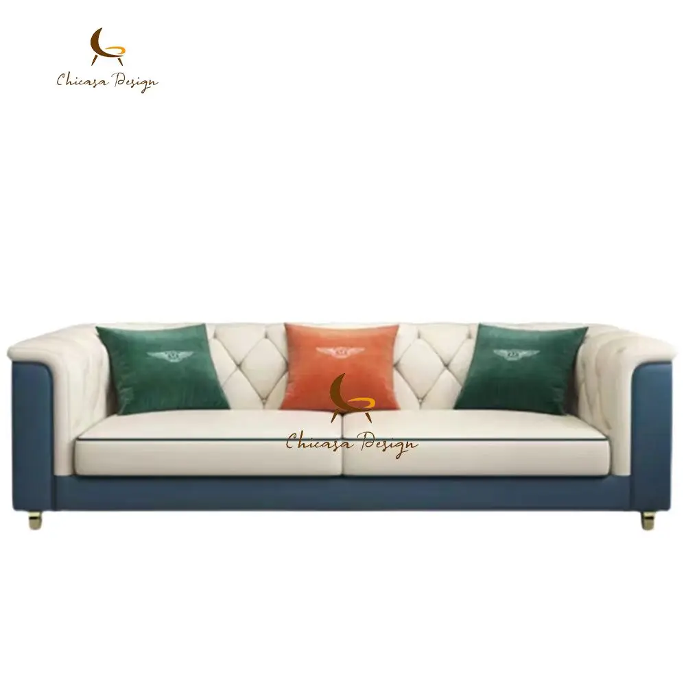 Home L Shape Sectional Corner Sofa Modern Soild Wood Legs Flared Armrests Fabric Sofa Couch Living Room Sofa Set Furniture