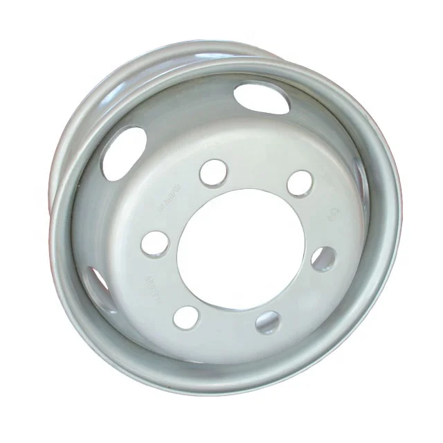 Good quality 17.5 inch alloy wheel rims 17.5x6.00 steel rims 10 bolt holes PCD 222.25mm steel car wheels