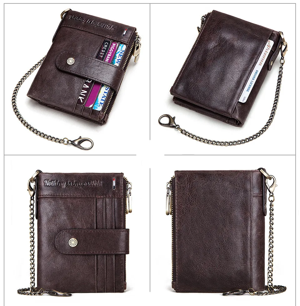 Дропшиппинг Rfid из натуральной яловой кожи роскошные сумочки кэжуал, из натуральной коровьей кожи мужские кошельки в винтажном стиле для мужчин кожаный бумажник