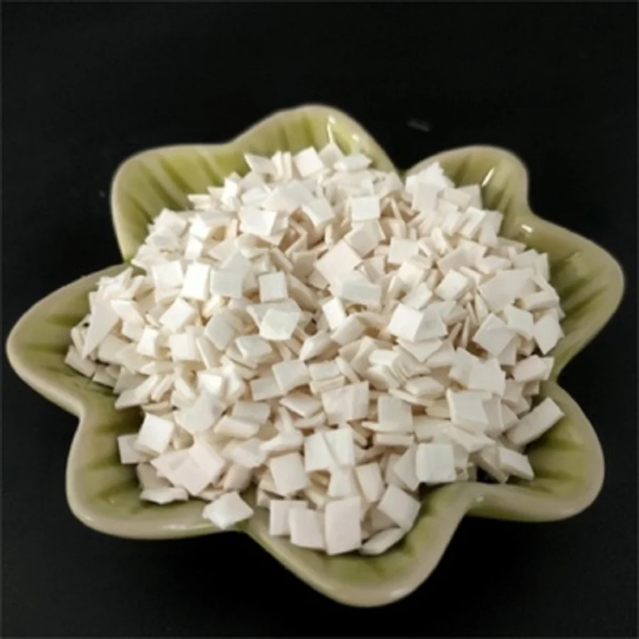 Industrial Design Style 5x5mm White Flake Wooden Cellulose Fiber for Anti-Crack