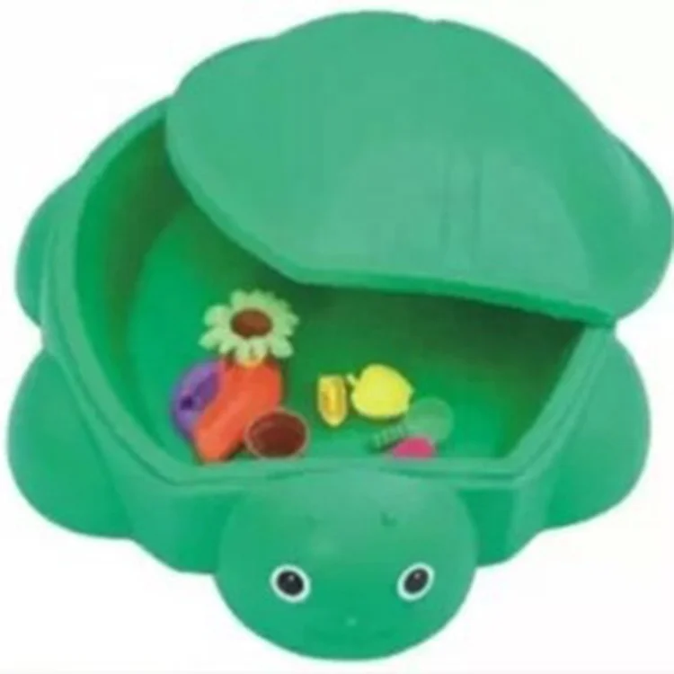 China Top Quality Factory Direct Price New Style Turtle Shaped Baby Sandbox Cute Amusement Playground Plastic Kids Sand Box