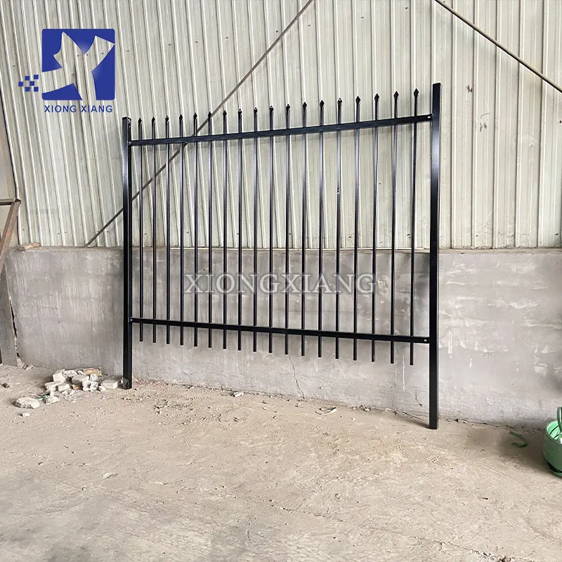 Customization House Gates Wrought Iron Modern Designs Metal Steel Garden Fence