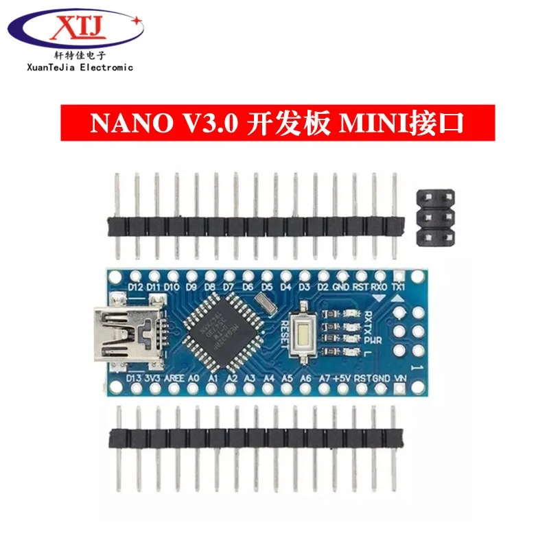 Мини-USB с контроллером загрузчика Nano 3 0 совместимым arduino CH340 USB-драйвер 16 МГц NANO V3.0