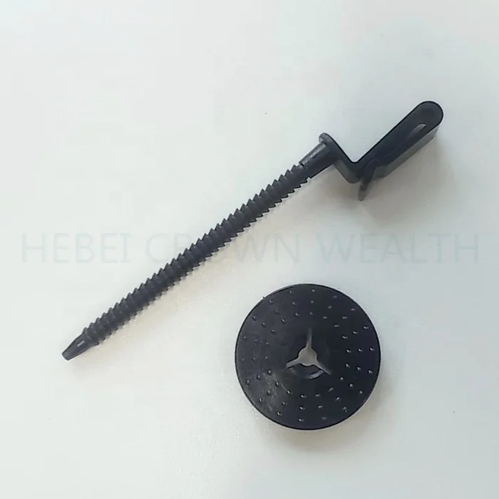 Black Plastic Solar Panel Bird Deterrent Clips
