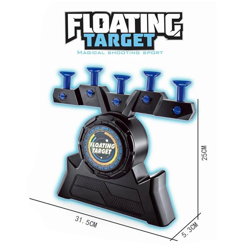 Amazon New Soft Bullet Electric Moving Target Interactive Floating Target Shooting Game Gun Indoor Floating Shooting Toy