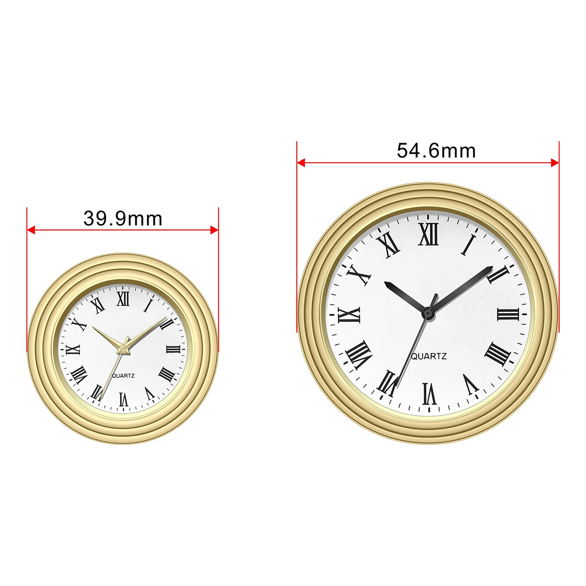 37mm 40mm 55mm waterfall bezel insert clock watch insertions