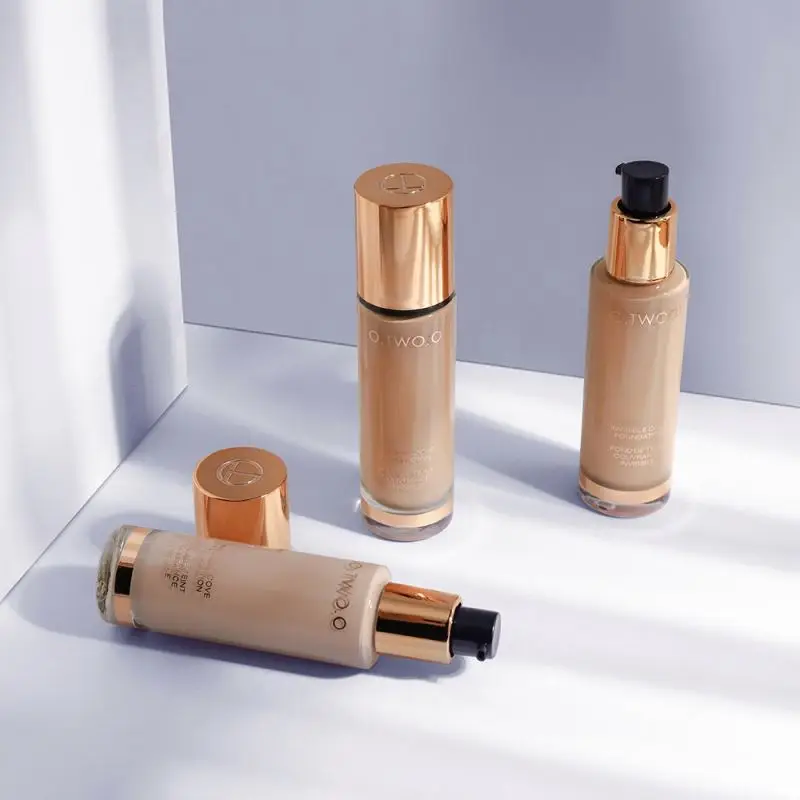O.TWO.O Cosmetics High Cover Brightening Whitening Waterproof Moisturizing Liquid Foundation