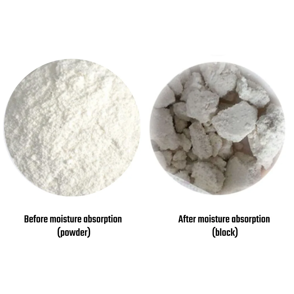 Custom logo Mgcl2 magnesium chloride powder car headlight lamp anti mold desiccant moisture absorber packet