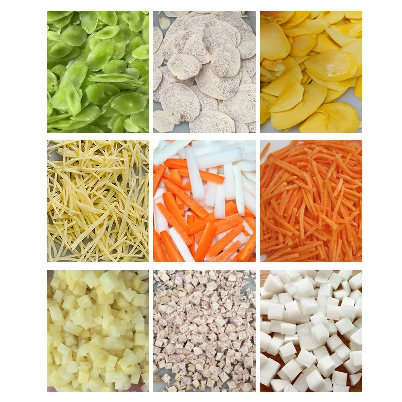Multifunction Vegetable Cutting Machine Taro / radish / sweet potatoes shredded sliced diced