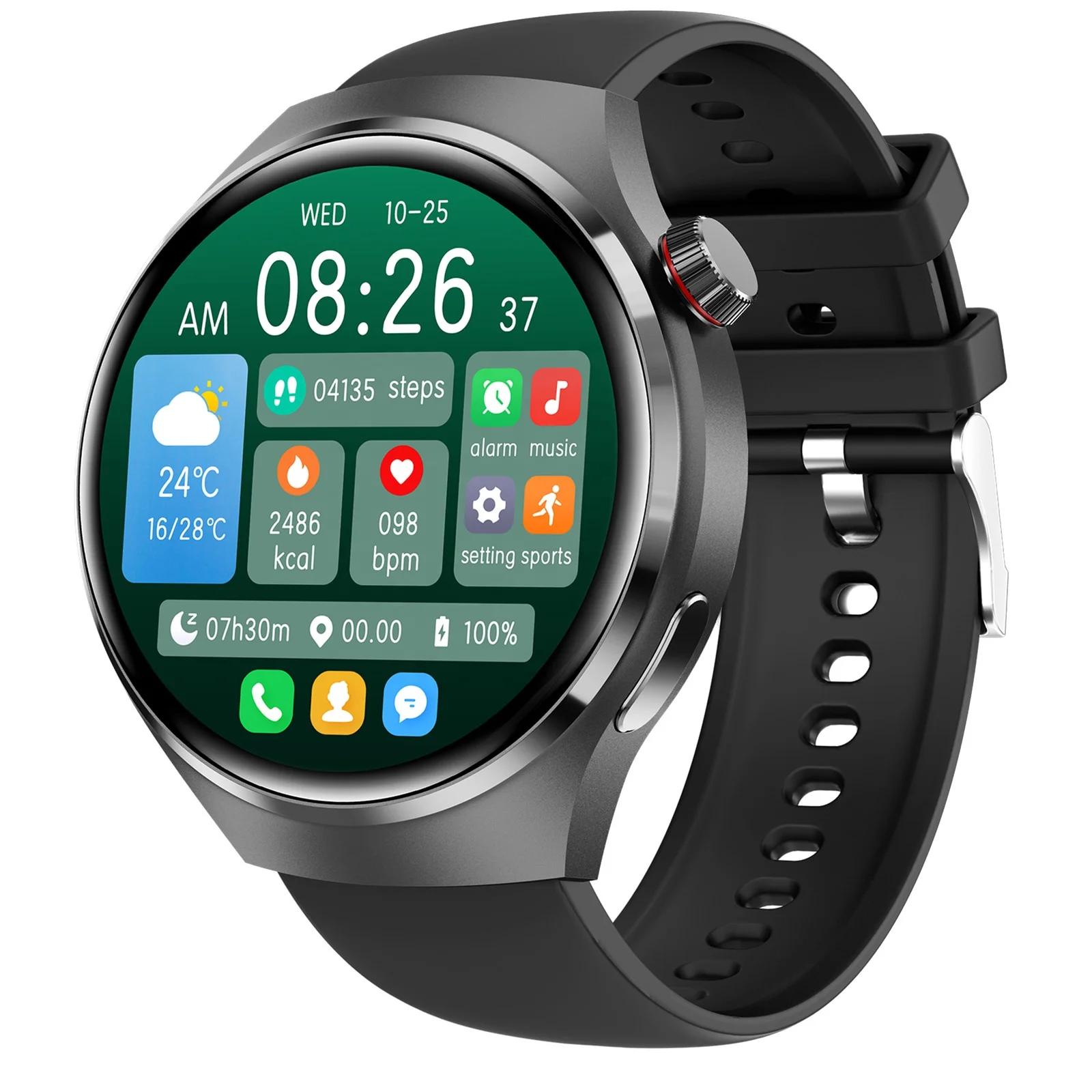 2023 New GT4 Pro Smart Watch 1.6inch Large Screen BT Call NFC Sport Fitness Tracker Wireless Charger Smartwatch