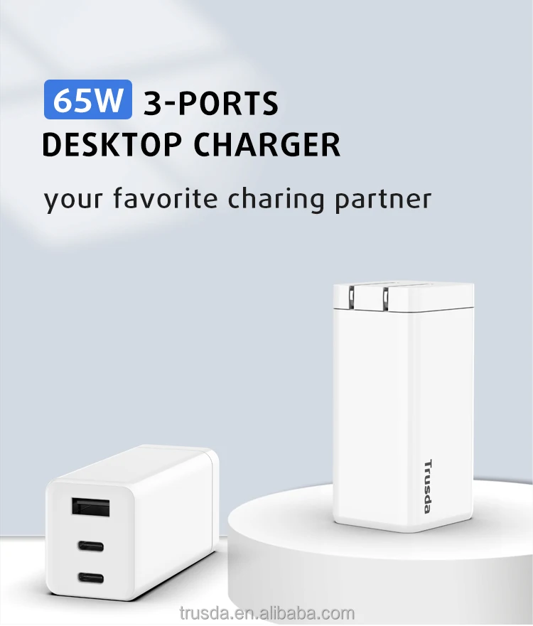 Портативное быстрое зарядное устройство для мобильного телефона USB C PD с двумя портами путешествия 65 Вт/90 Вт/120 вт универсальное ноутбука macbook pro/air