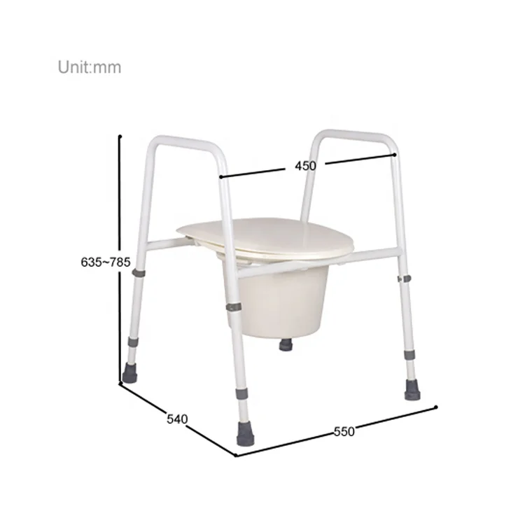 Disabled Commode Chair Portable Commode Toilet Chairs For The Elderly Patients Handicapped