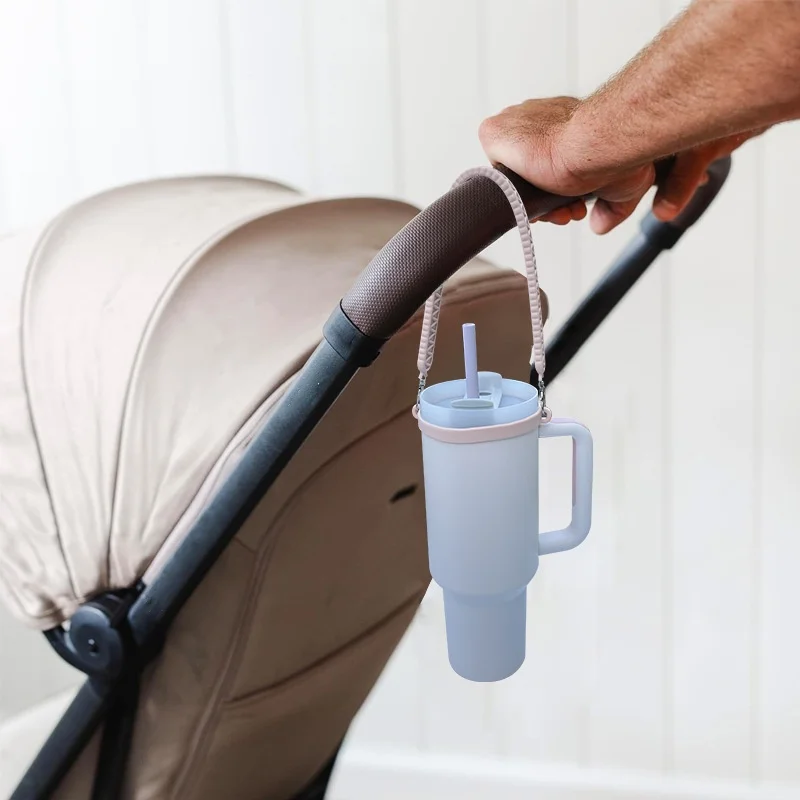 Silicone Water Bottle Holder Durable Cup Carrier Water Bottle Handle Strap Compatible with 40oz Tumbler Cup