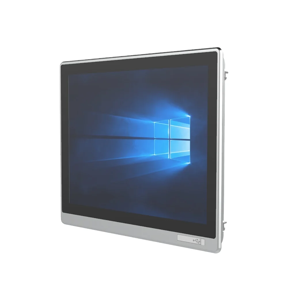 15 Inch Embedded Industrial Computer IP65 Front Waterproof lcd Resistive Touch Panel PC HD Monitor CNC Display