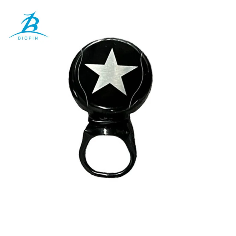 Full aluminum material easy open ring pull 26mm rip cap for standard crown cap mouth