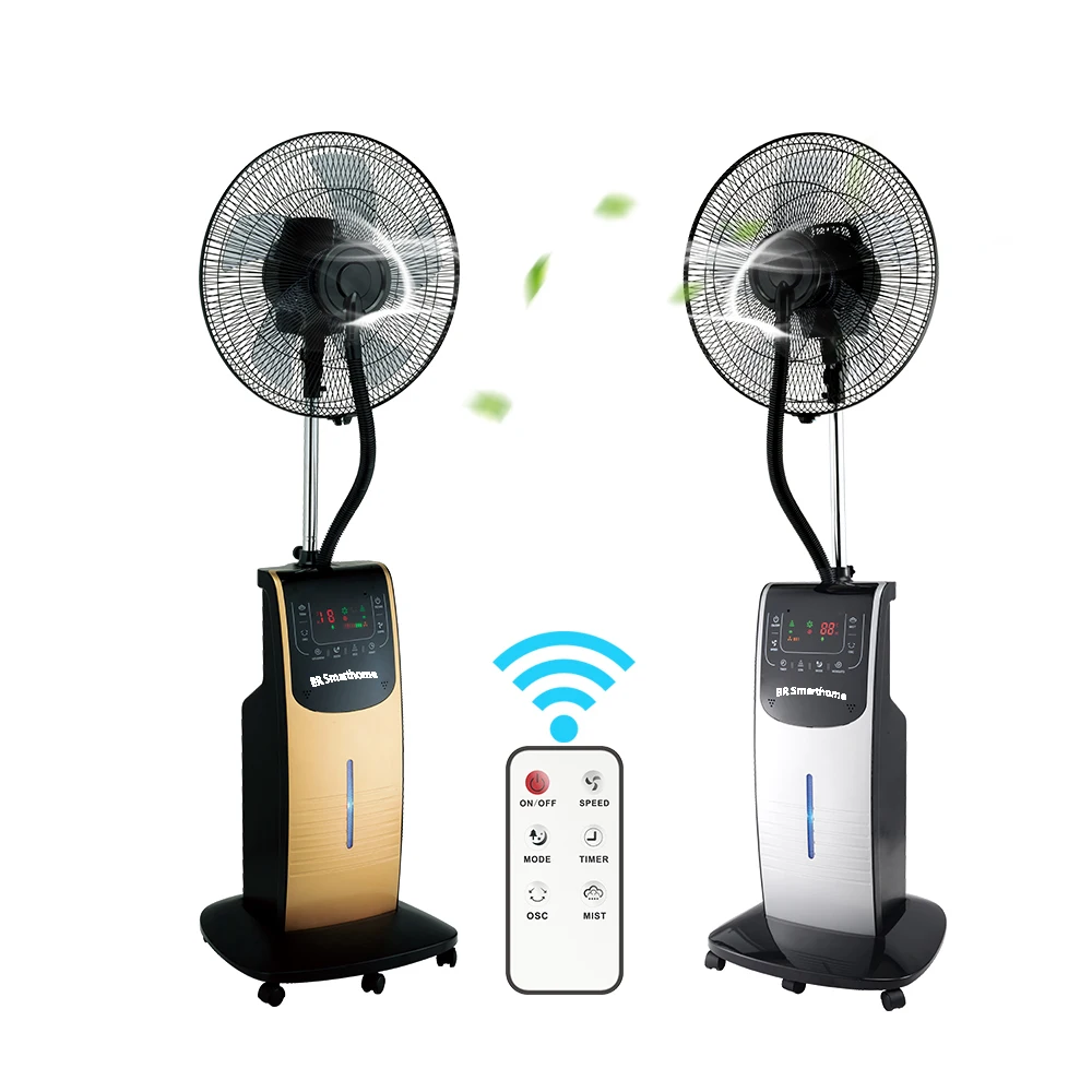 16' Water Cooling Air Cooler Domestic Standing Humidifier Mist Fan water mist spray fan
