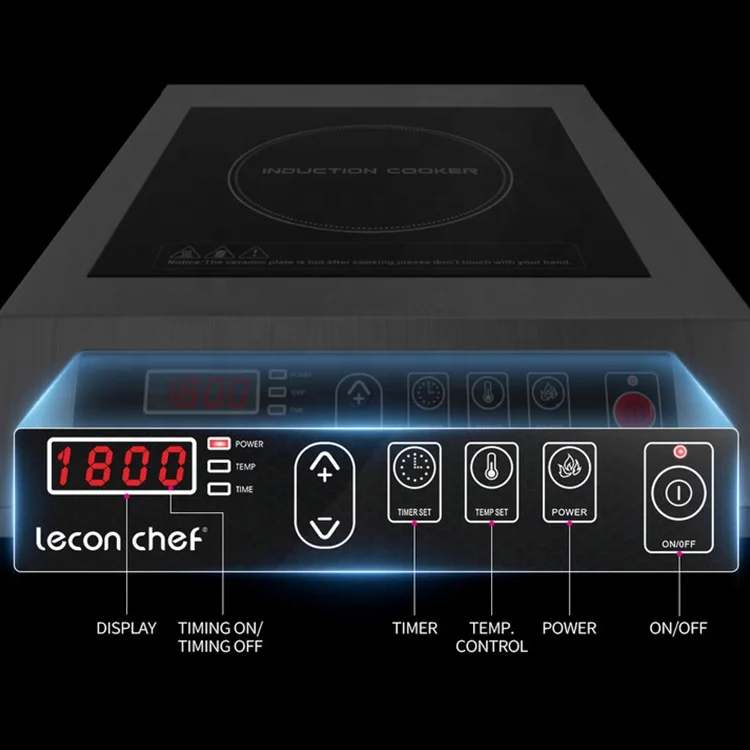 Commercial Household Kitchen Electric Cooktop 3500W High Power Frying Wok Induction Cookers