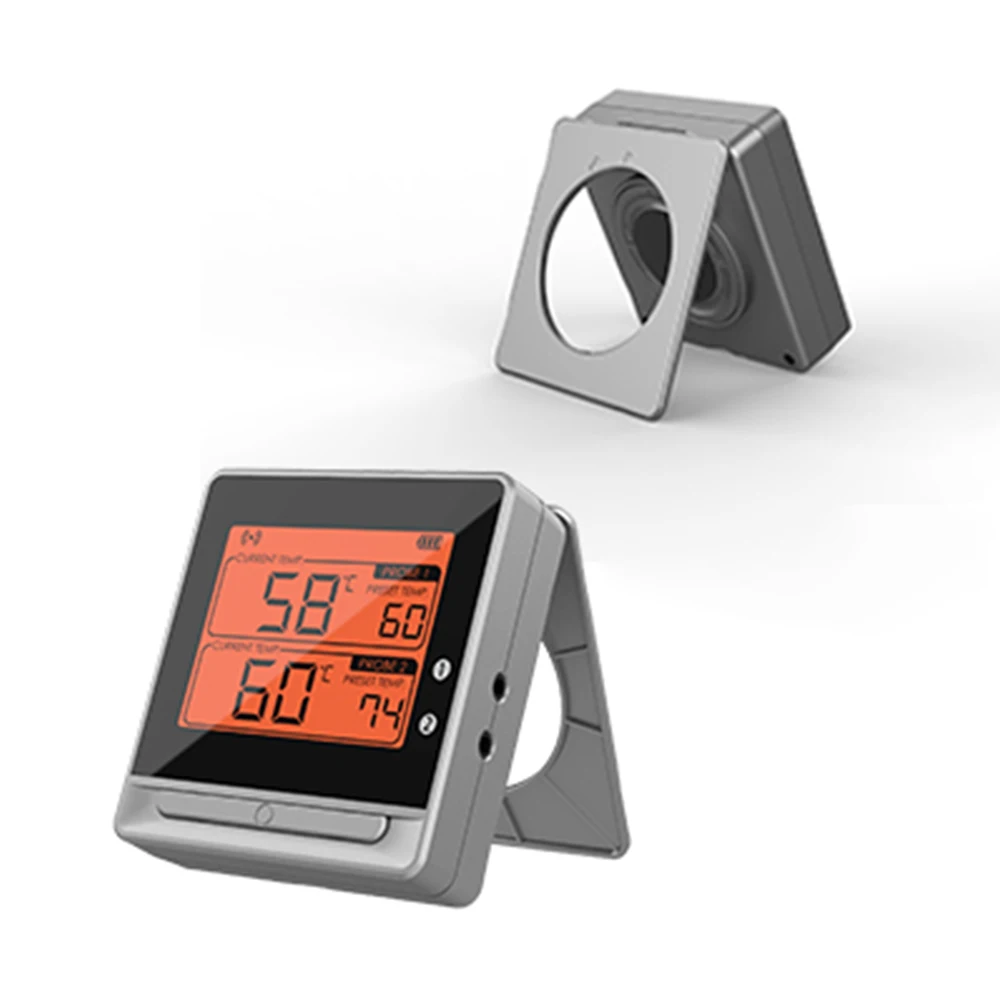 Mini Wireless Stainless Dual Probe BBQ Cooking Steak Food Meat Thermometer For Grill,Smoker,Kitchen Deep Fry Mini5