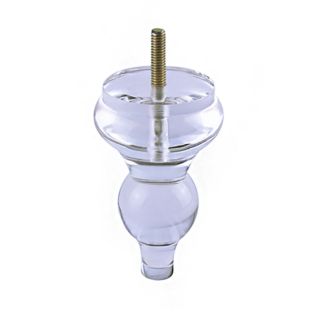 
Heavy Duty Clear Acrylic Furniture Legs As Replacement For Sofa Bench Couch Table Dresser Cabinet Bed TV Stand Legs 