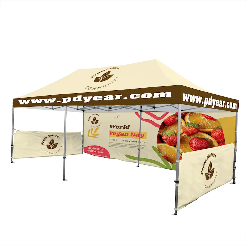 10x20ft Outdoor advertising aluminum frame tent Canopy Custom design Pop up custom design canopy tents for Business Event