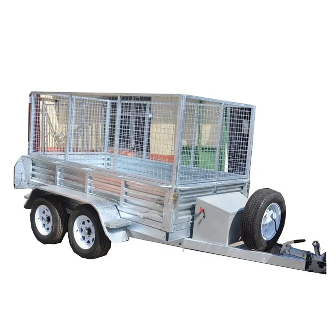 Utility Cargo Mini Semi Trailer Truck Mechanical transport trailer for light industrial equipment