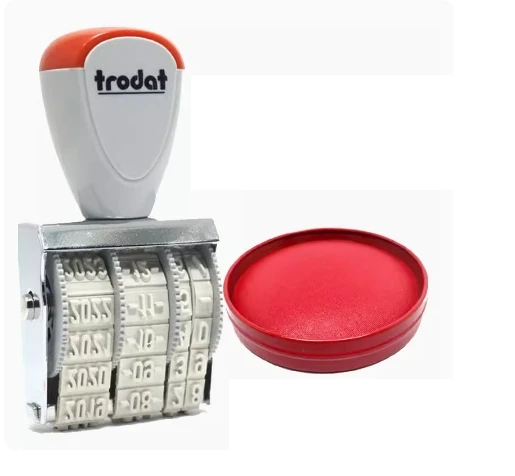 Adjustable Plastic Date Seal Stamp for Office Quality Inspection Quality Name Stamp
