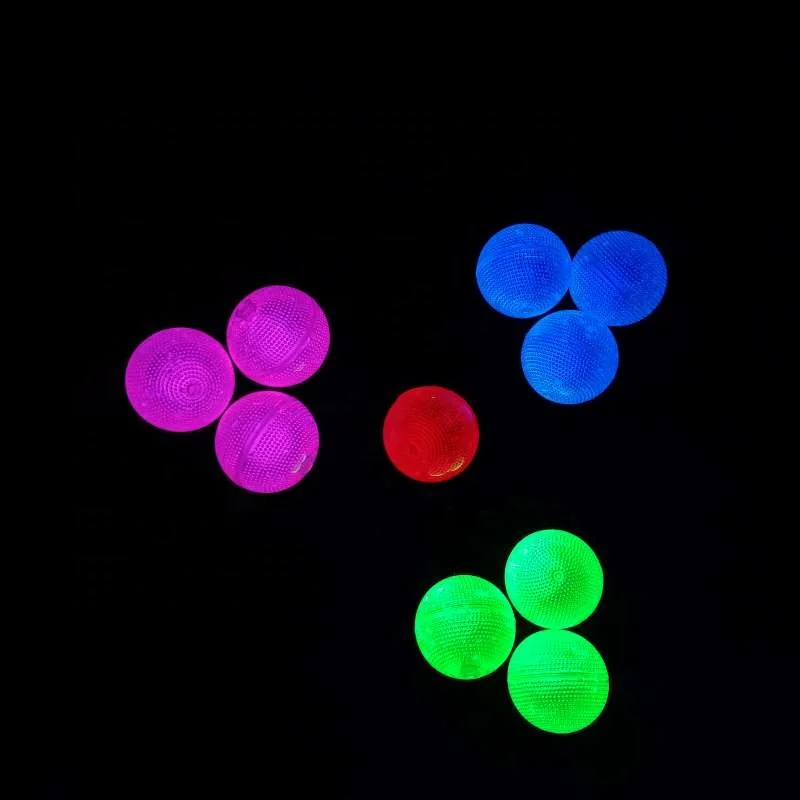 POPGLO Glowstick 2.5 in. Bouncing Toy Balls