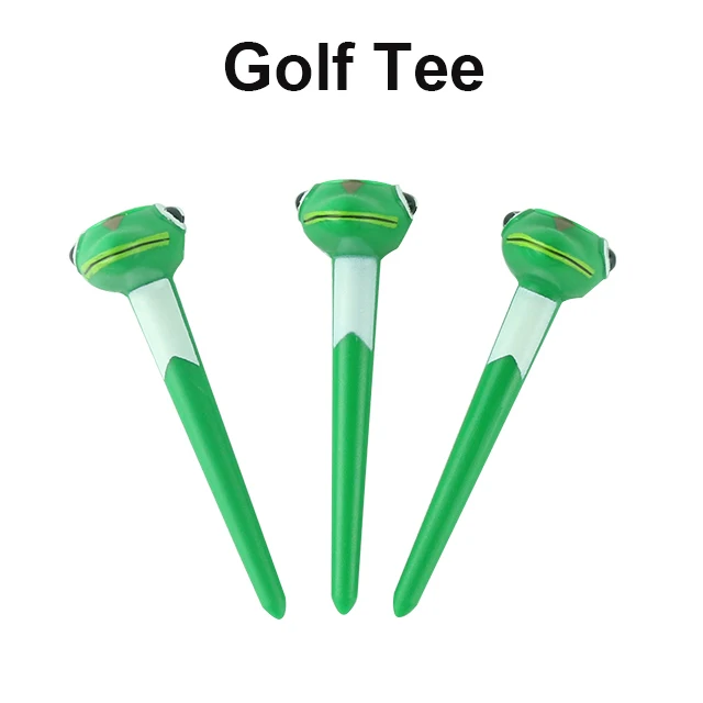 Golf cartoon tee cute frog multi-function tee golf accessories in plastic material