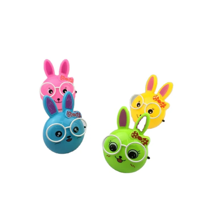 OEM W099 Cartoon Spectacled Rabbit Custom Night Light Bedroom Cute Night Light For Children Room