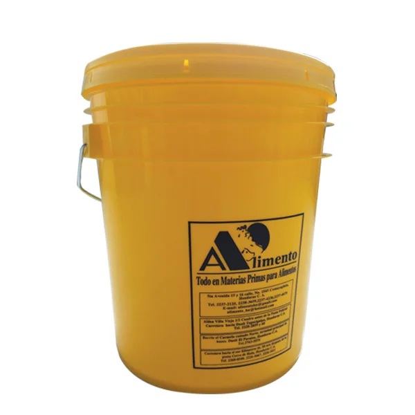 
Cheap 20L food grade plastic pail yellow pail for milk 