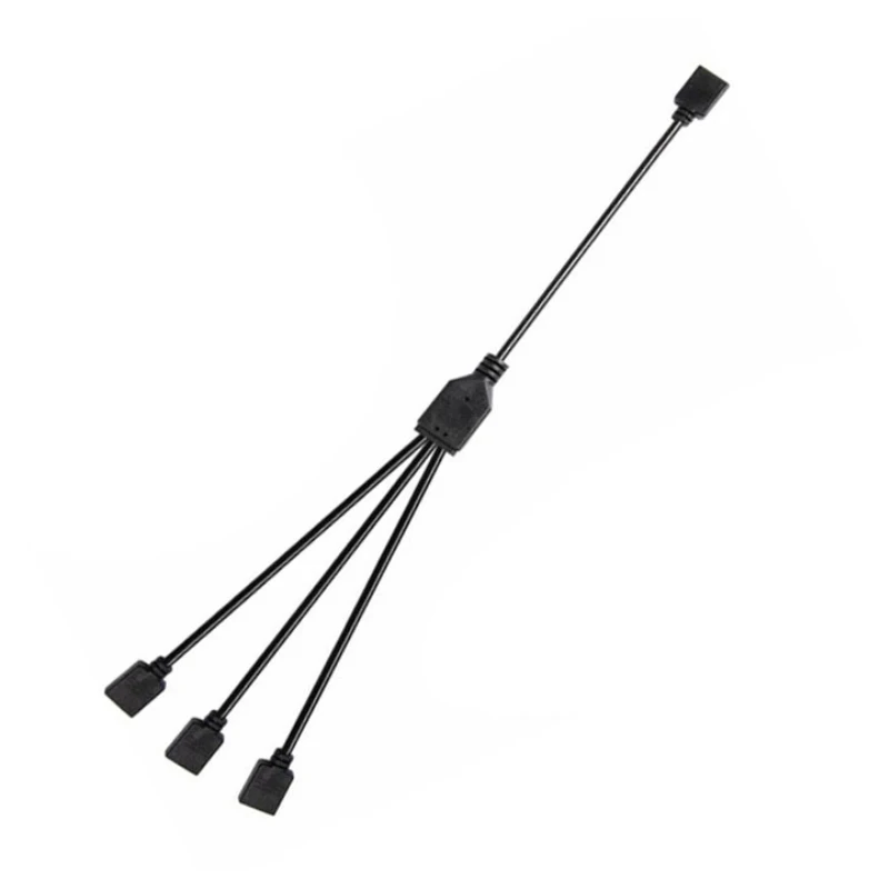 DC12V 24V белый или черный цвет 4-контактный разъем rgb полосы от 1 до