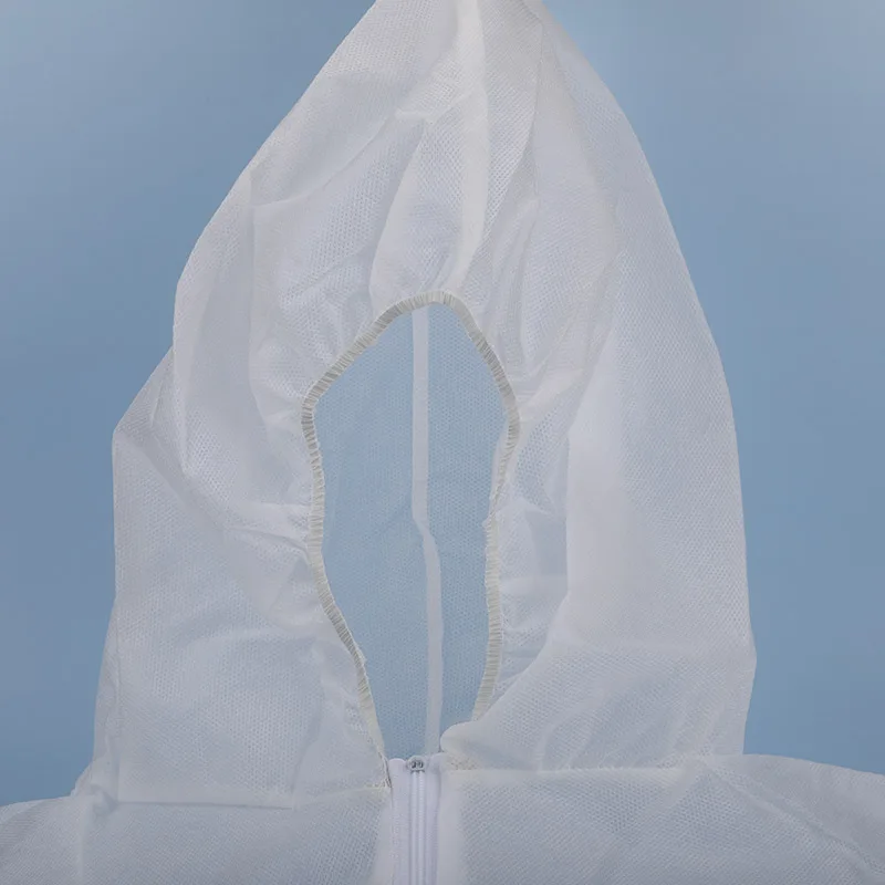 Disposable protective coverall for fiberglass products manufacturing