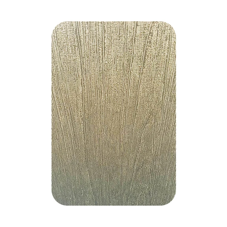 SUS 304l тиснение нержавеющая сталь Дерево узор тиснением пластины из нержавеющей стали для облицовки стен цена за тонну