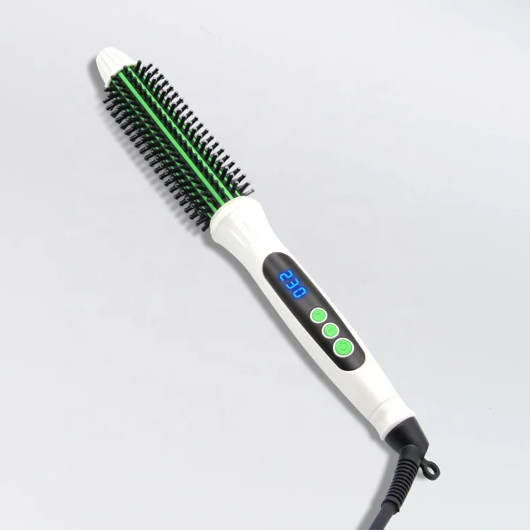 
High Quality Professional Custom Lcd Digital Styling Flat Iron Hair Straightener Brush 