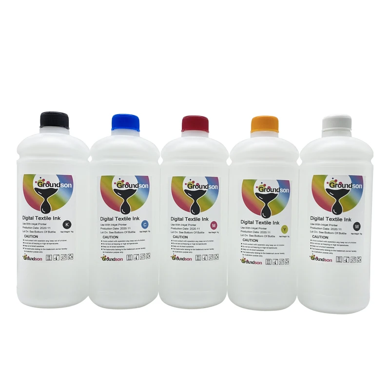Professional Quality DTG Textile ink for Kornit thunder 932 garment printer with dtg cleaning solution
