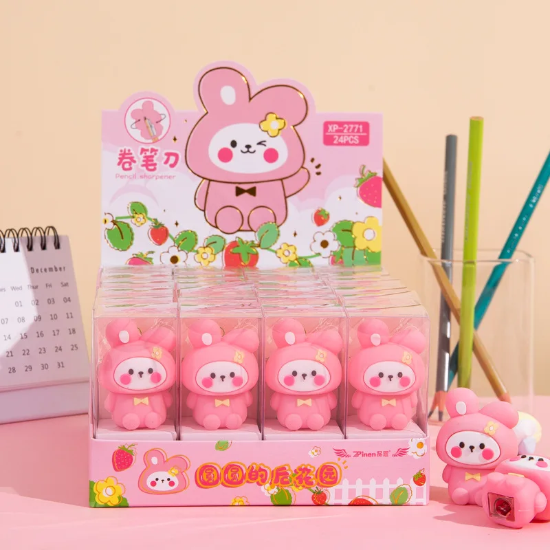 YIHENG animal fancy pencil sharpener stationeries for school supplies and students kids cartoon standard